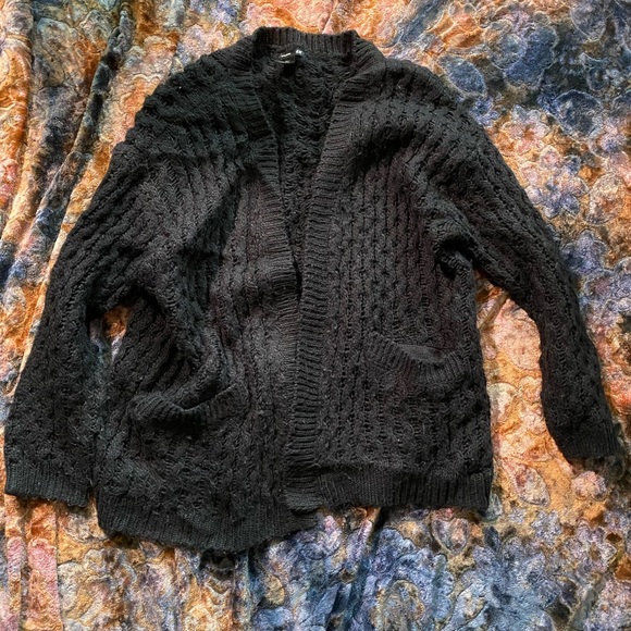 Super Soft Black Cardigan - Picture 1 of 2